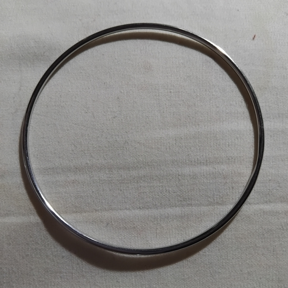 4 sets of Bangle/ Bracelets Silver Stainless Steel